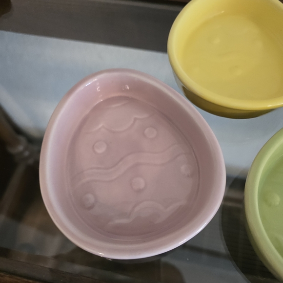 Easter egg candy dish set of 3 - Picture 4 of 9